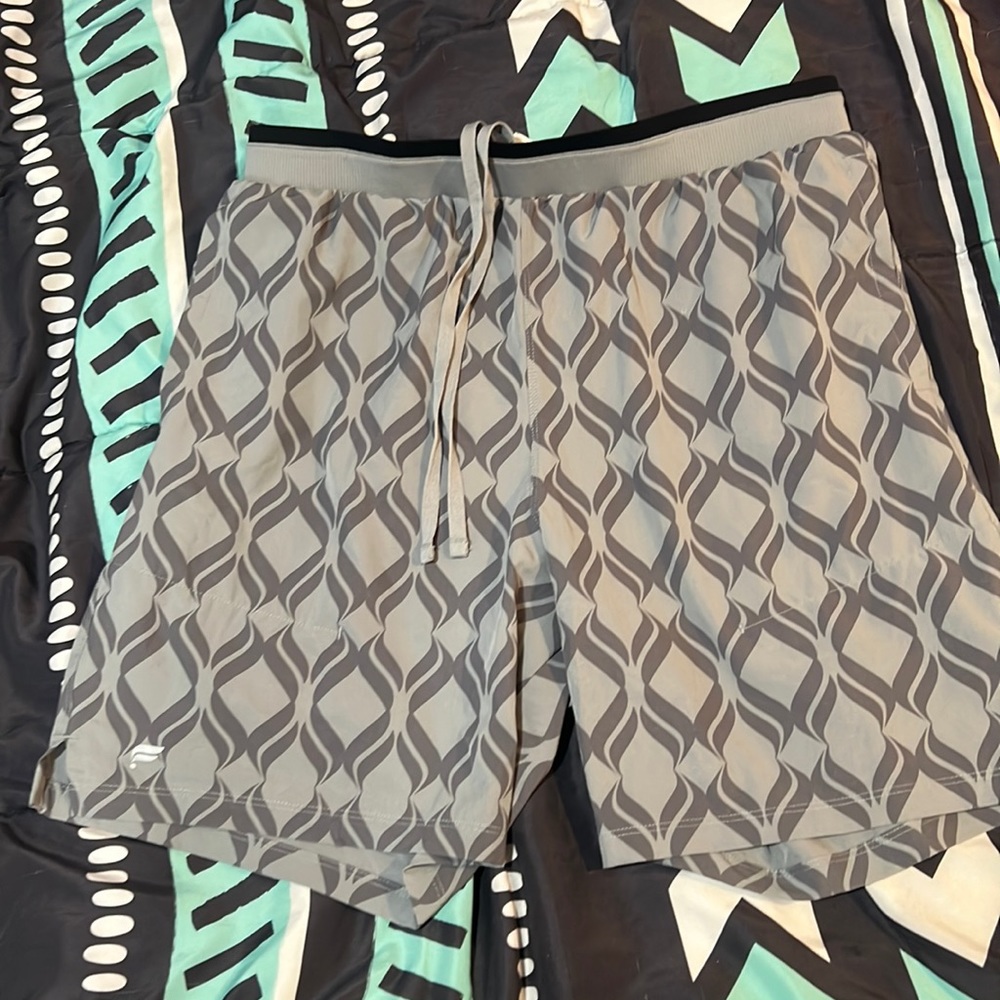Grey gym shorts